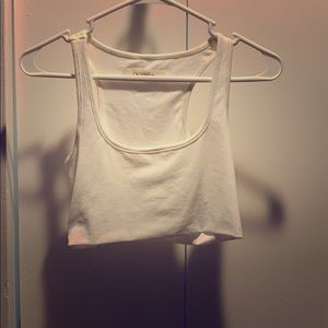 White crop top